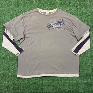 Vintage Y2K Sideout Surf T-shirt Layered Long Sleeve